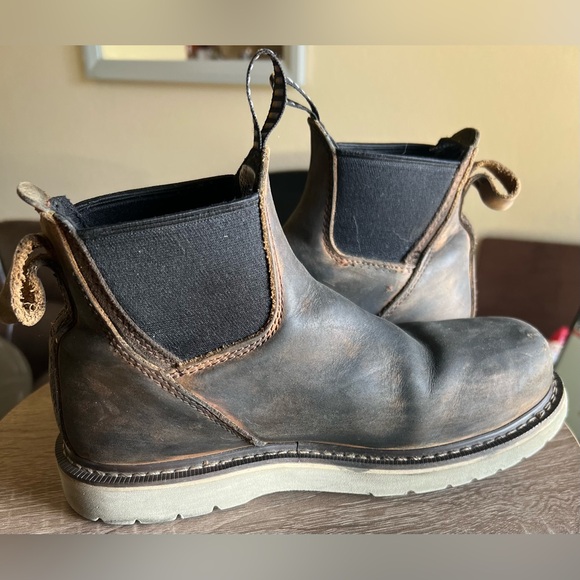 Ariat Work Composite Toe Chelsea Boots Oil Resistant Size 6.5 - Picture 5 of 8